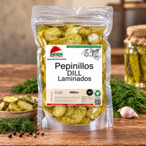Pepinillo Dill Laminado 500 g